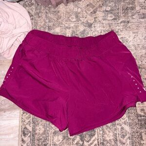 Magenta active shorts with liner - worn once